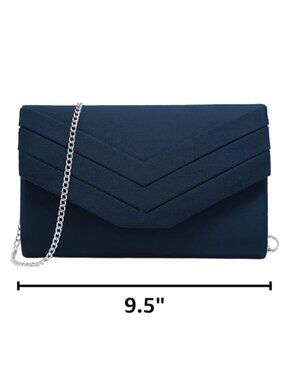 〽️Women's Blue Evening Bags Party Clutches Wedding Purses Cocktail Prom Handbags